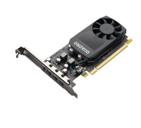 Karta graficzna PNY NVIDIA P1000 V2 LowProfile 4 GB GDDR5, PCIe 3.0 x16, 4x Mini DP 1.4, LP bracket, 4x mDP to DP adapter, Retai