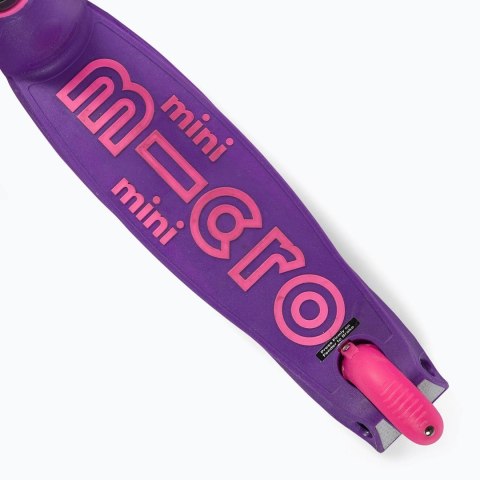 Micro hulajnoga Mini Deluxe LED Purple/Pink