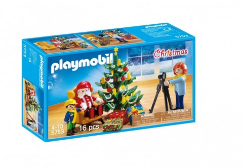 *Playmobil Christmas 5753 Zdjęcie ze więtym Mikołajem