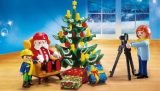 *Playmobil Christmas 5753 Zdjęcie ze więtym Mikołajem