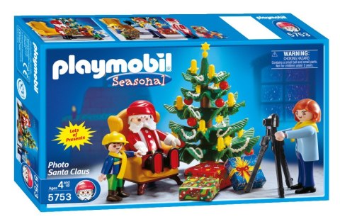 *Playmobil Christmas 5753 Zdjęcie ze więtym Mikołajem