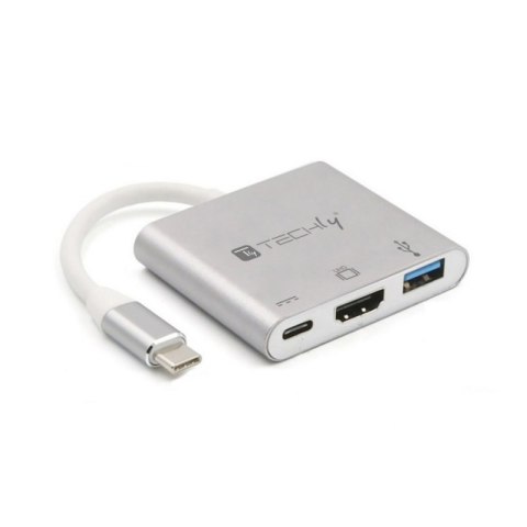 Adapter TECHLY IADAP USB31-HDMIPTY USB-C - HDMI/USB-A/USB-C