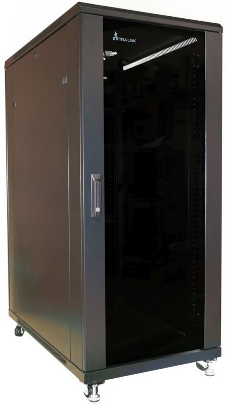 EXTRALINK 32U 600X800 STANDING RACKMOUNT CABINET BLACK