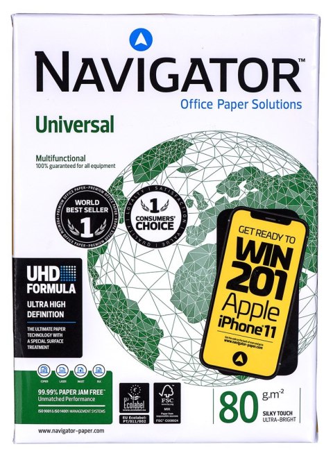 UNIVERSAL Papier Xero Igepa Premium Navigator 8247A80 (A4; 80g/m2; 500 szt.)