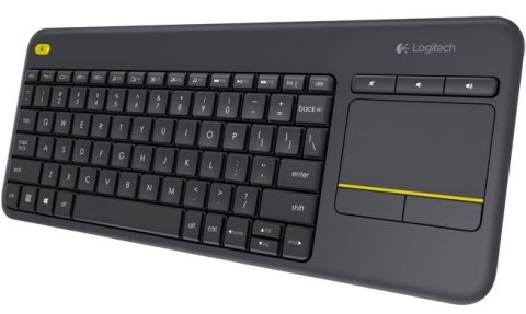 Klawiatura Bezprzewodowa LOGITECH K400 Plus Czarny