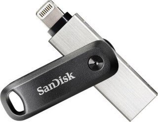 Pendrive SANDISK iXpand GO 256 GB (256 GB /USB 3.0 /Czarno-srebrny )