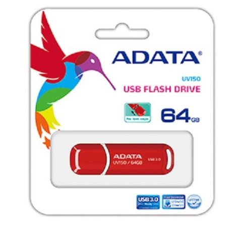 Pendrive A-DATA DashDrive UV150 (64 GB /USB 3.0 /Czerwony )