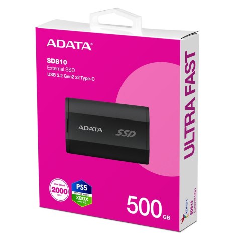 ADATA DYSK SSD SD 810 500GB BLACK