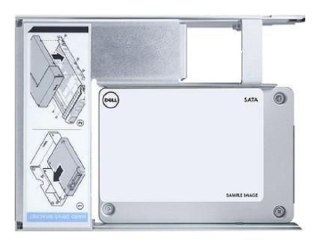 Dell Dysk 480GB SSD SATA Read Intensive ISE 6Gbps 512e 2.5in w/3.5in Brkt Cabled, CUS Kit