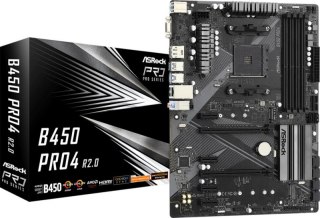 Płyta główna ASROCK B450 Pro4 R2.0 Socket AM4 ATX