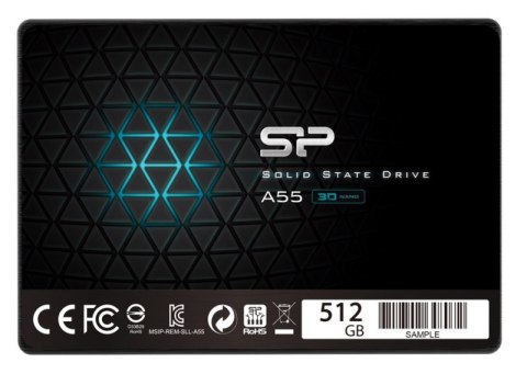 Dysk SSD SILICON POWER Ace A55 512 GB A55 (2.5″ /512GB /SATA III (6 Gb/s) /560MB/s /530MB/s)