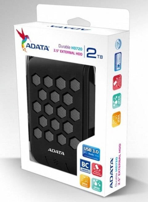 Dysk zewnętrzny HDD A-DATA HD720 AHD720-2TU3-CBK (2TB /Czarny )