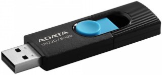 Pendrive ADATA UV220 64 GB (64 GB /USB 2.0 /Czarno-niebieski )