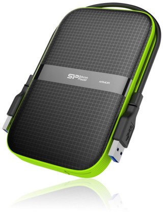 Dysk zewnętrzny HDD SILICON POWER Armor A60 SP010TBPHDA60S3K (1TB /Czarno-zielony )