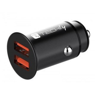 Ładowarka TECHLY 2x USB Czarny IUSB2-CAR5-AA36W