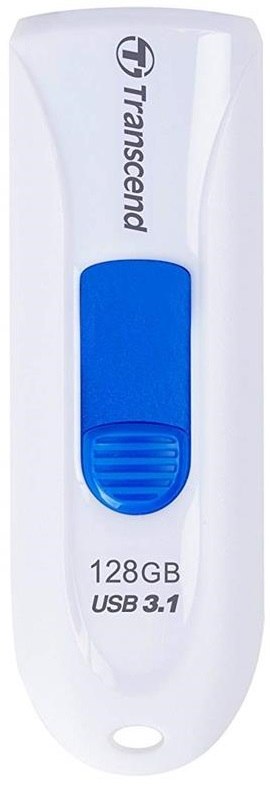 Pendrive TRANSCEND JetFlash 790 128 GB Biały (128 GB /Biało-niebieski )