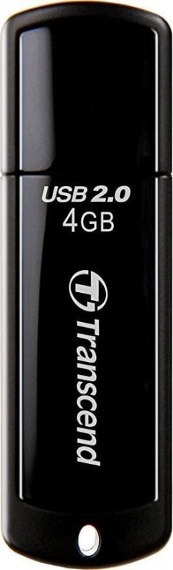 Pendrive TRANSCEND JetFlash 350 4 GB (4 GB /USB 2.0 /Czarny )