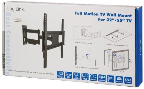 Uchwyt do TV LOGILINK BP0014 (nośność 50kg 32 - 55 cali)