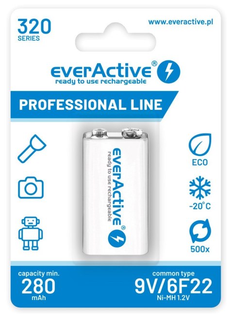 Zestaw akumulatorków everActive EVHRL22-320 (320 mah ; Ni-MH)