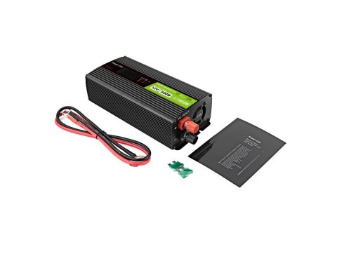 GREEN CELL PRZETWORNICA LCD 12V/230V 500W/1000W CZYSTY SINUS INVGC12P500LCD