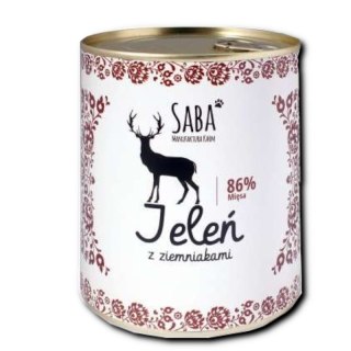 SABA Konserwa 86% jelenia z ziemniakami 850 g