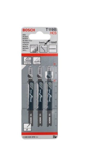 BRZESZCZOT T 119 B (3szt.) HCS BOSCH