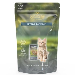 DIVINUS Cat Meat - sucha karma dla kota - 100 g