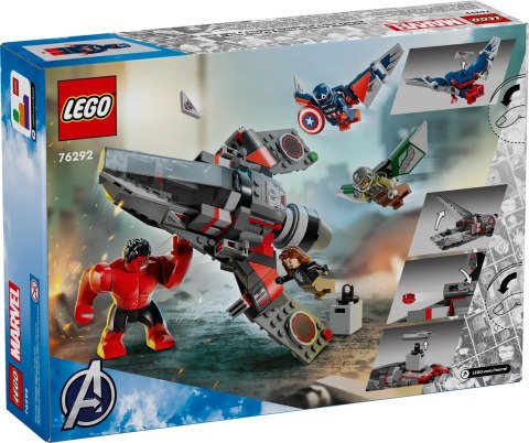 LEGO 76292 Marvel Kapitan Ameryka kontra Czerwony Hulk