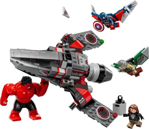 LEGO 76292 Marvel Kapitan Ameryka kontra Czerwony Hulk