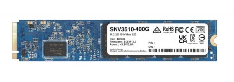 Dysk SSD M.2 SYNOLOGY SNV3510-400G SNV 3400/3500 (400 GB /PCIe NVMe gen 3 x4 /3000MB/s /750MB/s)