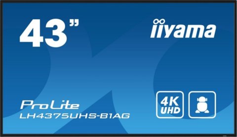 Monitor IIYAMA LH4375UHS-B1AG (42.5" /IPS /60Hz /3840 x 2160 /Czarny )