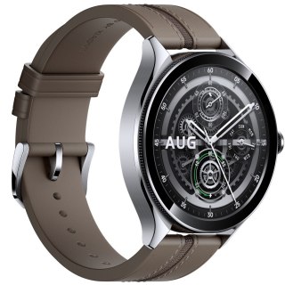 Zegarek Smartwatch Xiaomi Watch 2 Pro LTE Srebrny | Smartband | Bluetooth 5.3, 4G LTE, Wi-Fi, GPS, NFC, 5ATM, 1.43"