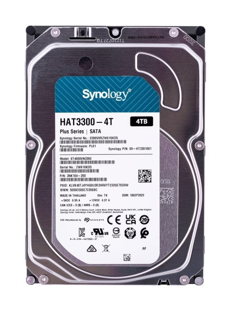 Dysk HDD 4TB 3,5" SATA III 5900RPM Synology HAT3300-4T