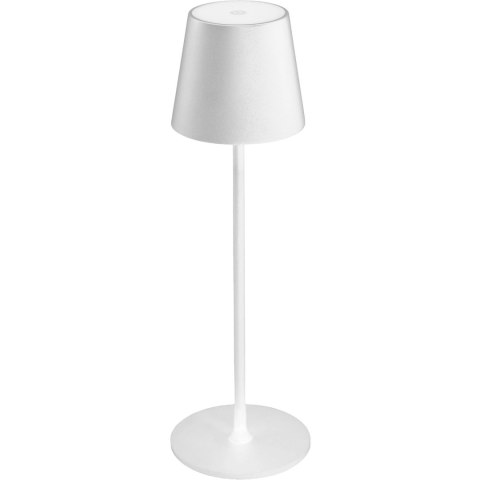 Lampka restauracyjno-barowa led PLATINET biała 4W 400lm wodoodporna z akumulatorem 4000mAh (45926)