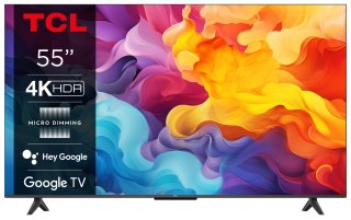 Telewizor 55" TCL 55P655 4K UHD HDR 10 Google TV