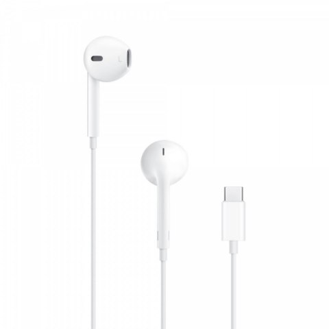 Słuchawki douszne Douszne APPLE MTJY3ZM/A (Złącze USB typu C wtyk/Biały)