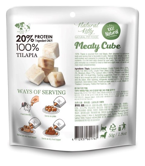 MEATY CUBE 100% TILAPIA - 60g