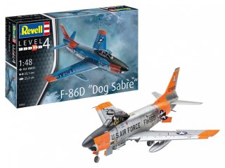 Model plastikowy samolot F-86D Dog Sabre 1/48