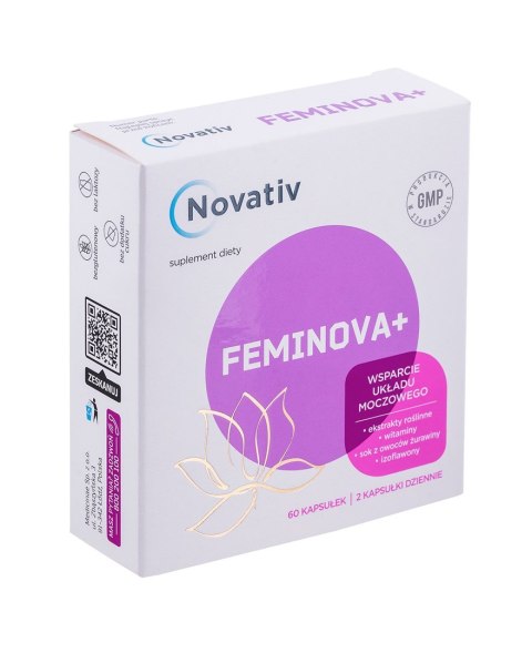 Zestaw Novativ: Żeń-szeń Complex, Multiwitamina&Minerały, Cynk, Feminova