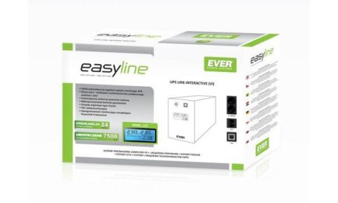 Zasilacz awaryjny EVER Easyline 850 AVR USB T/EASYTO-000K85/00 850VA