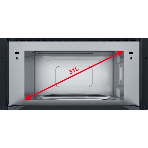 Kuchenka mikrofalowa Whirlpool AMW 730 IX (1000W; 31l; kolor srebrny)