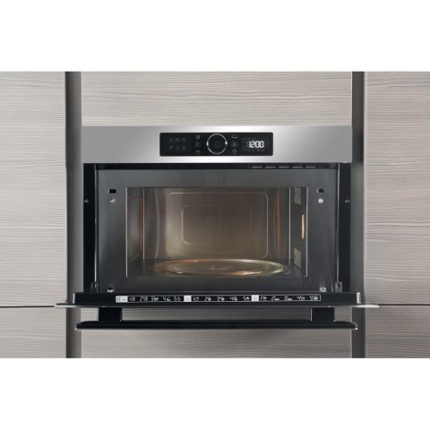 Kuchenka mikrofalowa Whirlpool AMW 730 IX (1000W; 31l; kolor srebrny)