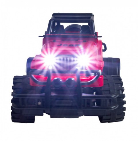 Auto RC rock crawler czerwone