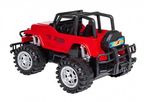 Auto RC rock crawler czerwone