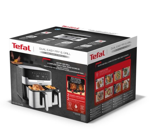 Frytkownica beztłuszczowa TEFAL DualEasy EY905D10