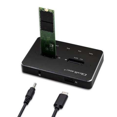 Stacja dokujca dysków 2x SSD M.2 SATA | NGFF | USB typ C