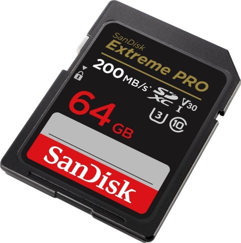 Karta pamięci Extreme Pro SDXC 64GB 200/90 MB/s V30 UHS-I U3