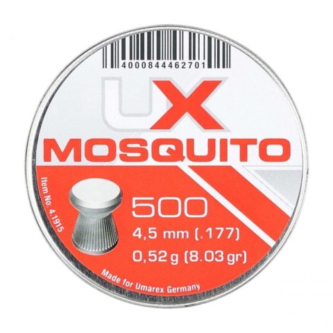 Śrut 4,5 mm UMAREX Mosquito płaski molet. 500szt