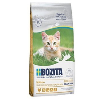 BOZITA Kitten Grain free Chicken - sucha karma dla kociąt - 2kg (WYPRZEDAŻ)