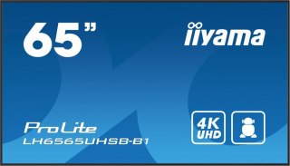 *IIYAMA 65&#39;LH6565UHSB-B1, 24/7,IPS,ANDROID.11,4K,800cd, iiSignage2, SDM, 2x HDMI, DP, 2x USB,2x 10W, RJ45, WiFi, 4/32GB, PIO